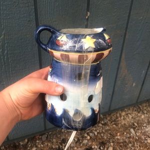 Cute American flag lighthouse tart burner, amazing gift for Mother’s Day